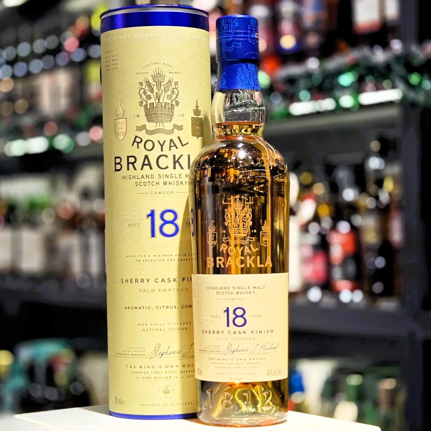 Royal Brackla 18 Year Old Palo Cortado Sherry Cask Finish Single Malt Whisky