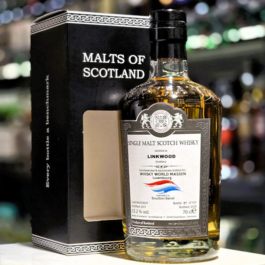 Malts Of Scotland Whisky World Massen Luxembourg Linkwood 2011-2024 Single Malt Scotch Whisky