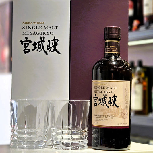 Nikka Miyagikyo Japanese Single Malt Whisky (Gift Pack 2026 W/Rock Glass)