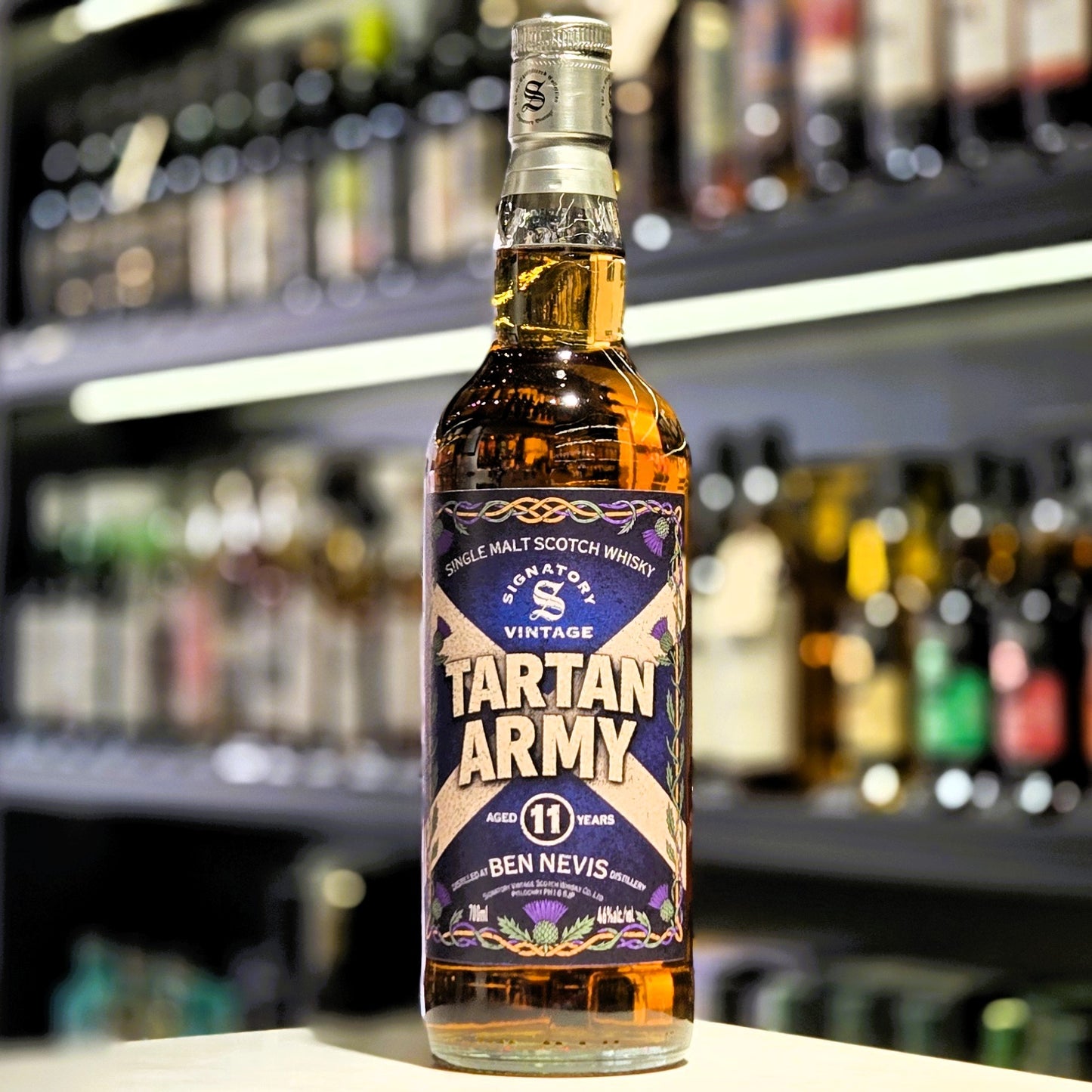 Signatory Vintage Tartan Army Ben Nevis 11 Year Old Single Malt Scotch Whisky