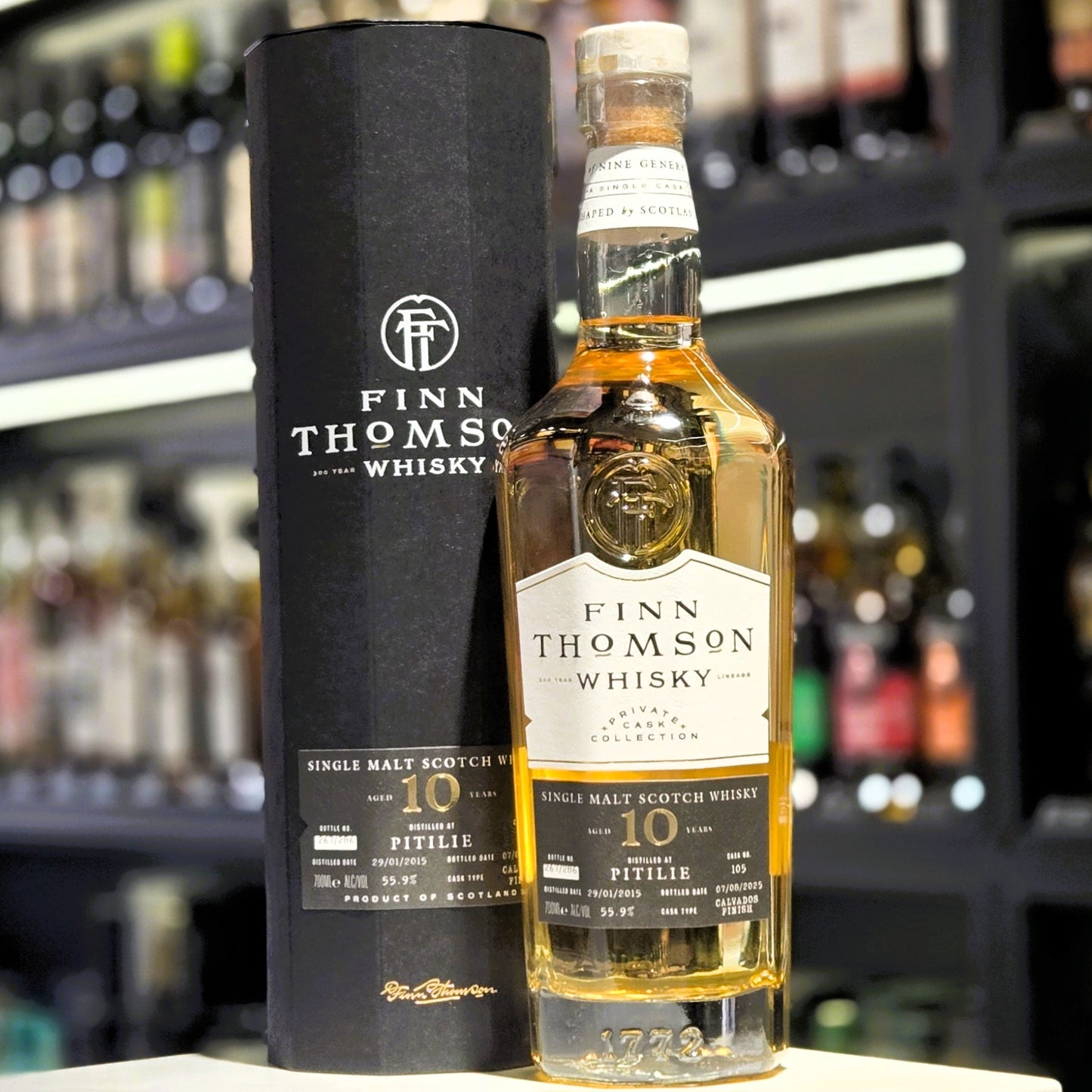 Finn Thomson Pitilie (Aberfeldy) 10 Year Old Calvados Finish Single Malt Scotch Whisky