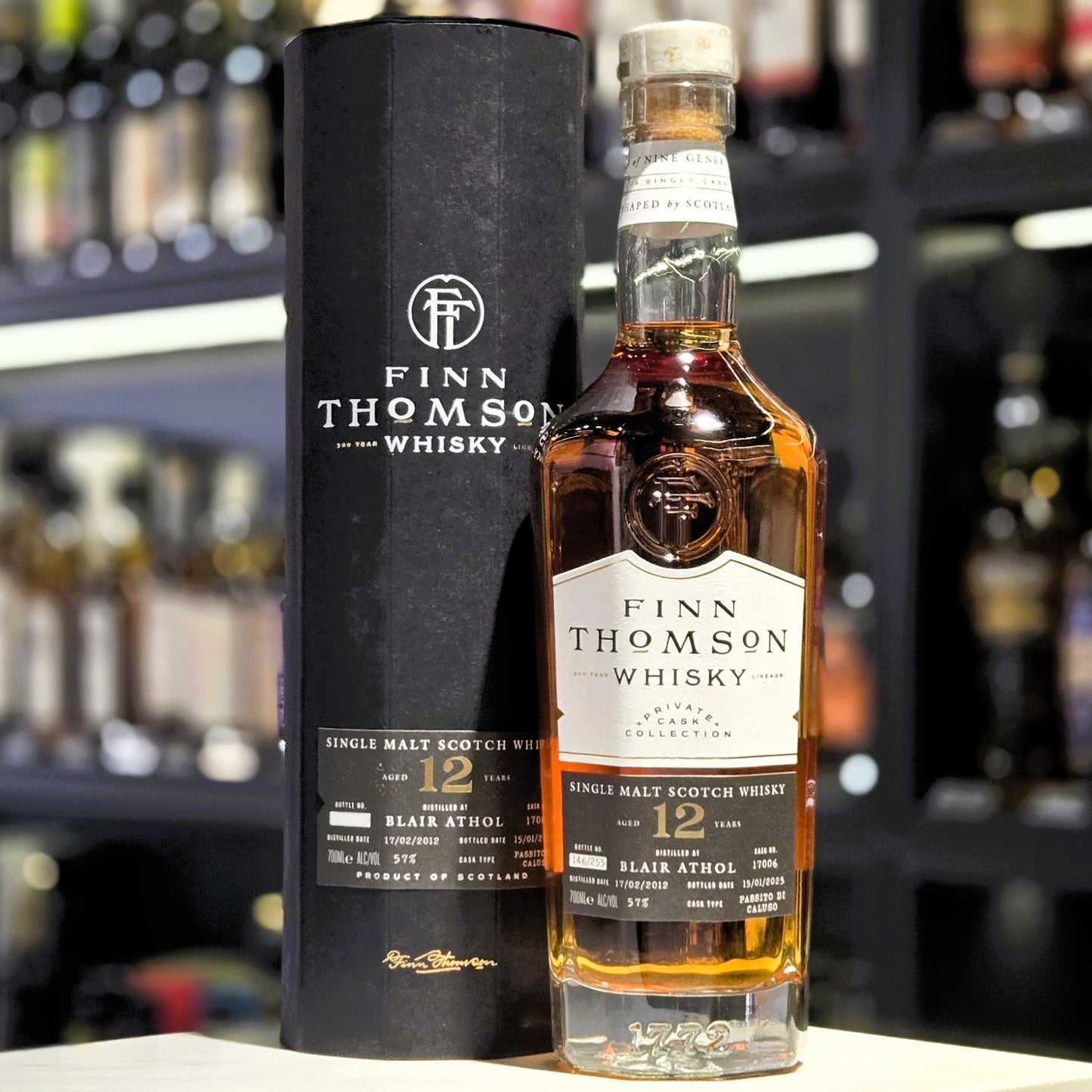 Finn Thomson Blair Athol 12 Year Old Passito Di Calusso Finish Single Malt Scotch Whisky