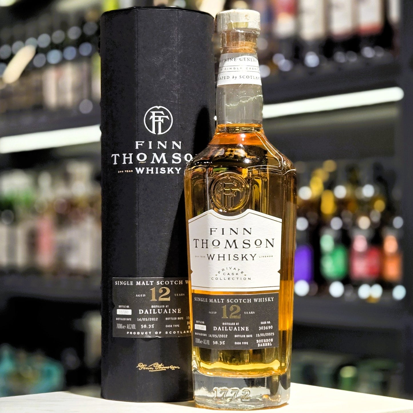 Finn Thomson Dailuaine 12 Year Old First Fill Bourbon Single Malt Scotch Whisky