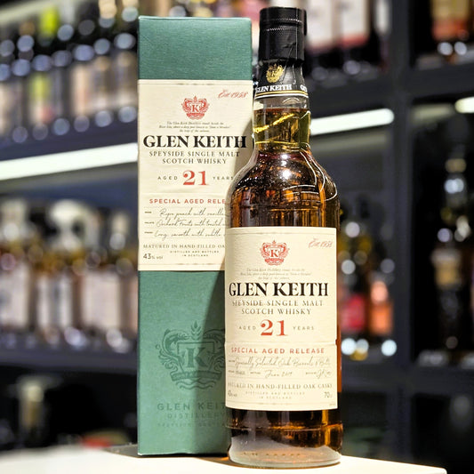 Glen Keith 21 Year Old Special Aged Release Single Malt Scotch Whisky