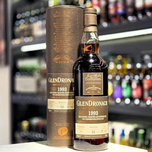 GlenDronach 24 Year Old 1993-2018 Sherry Butt (Cask #654) Single Malt Scotch Whisky