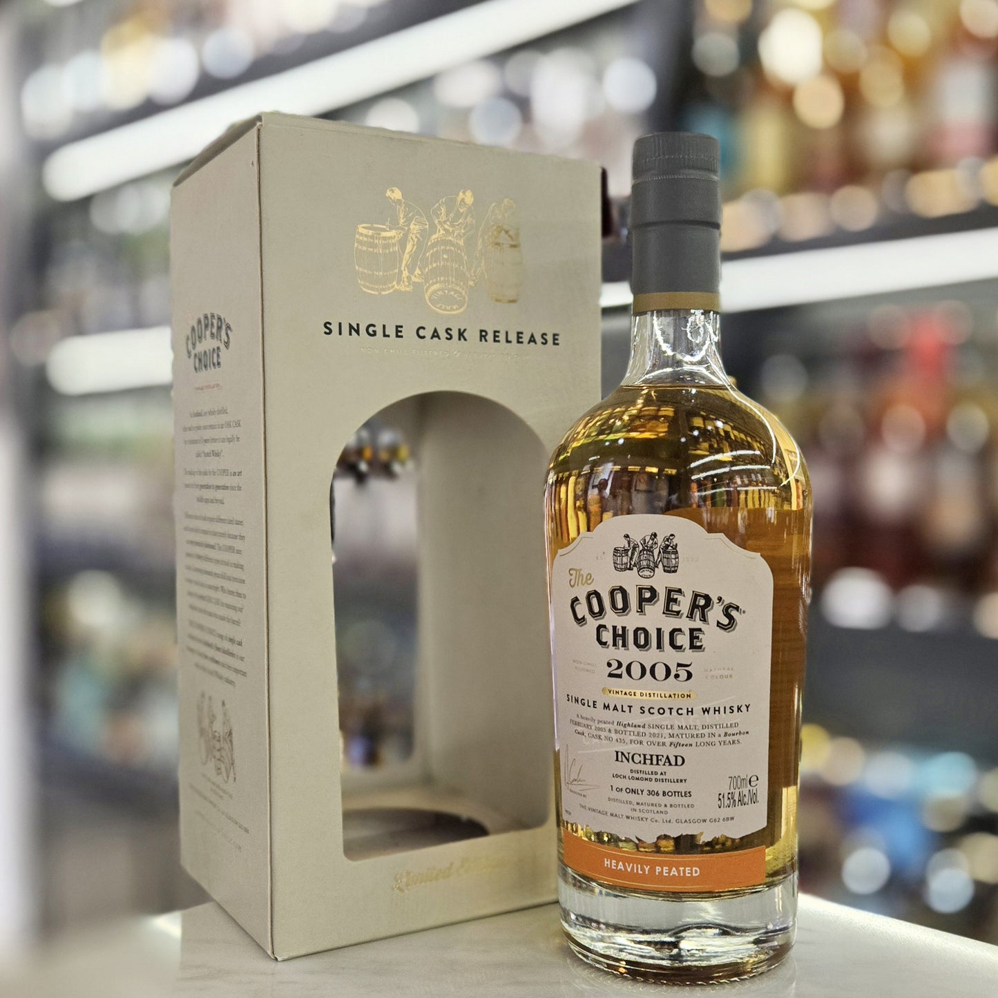 Cooper‘s Choice Inchfad 2005-2021 Heavily Peated Single Malt Scotch Whisky
