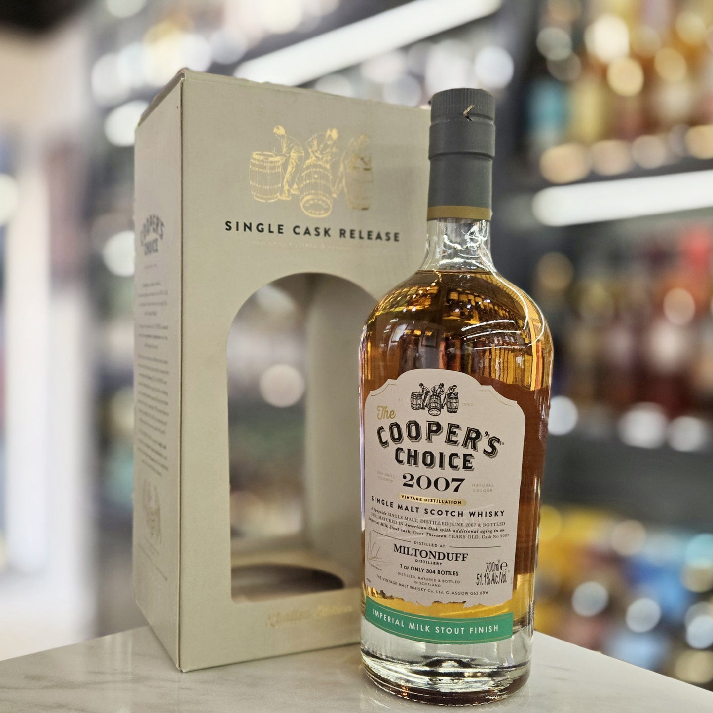 Cooper's Choice Miltonduff 13 Year Old Single Malt Scotch Whisky