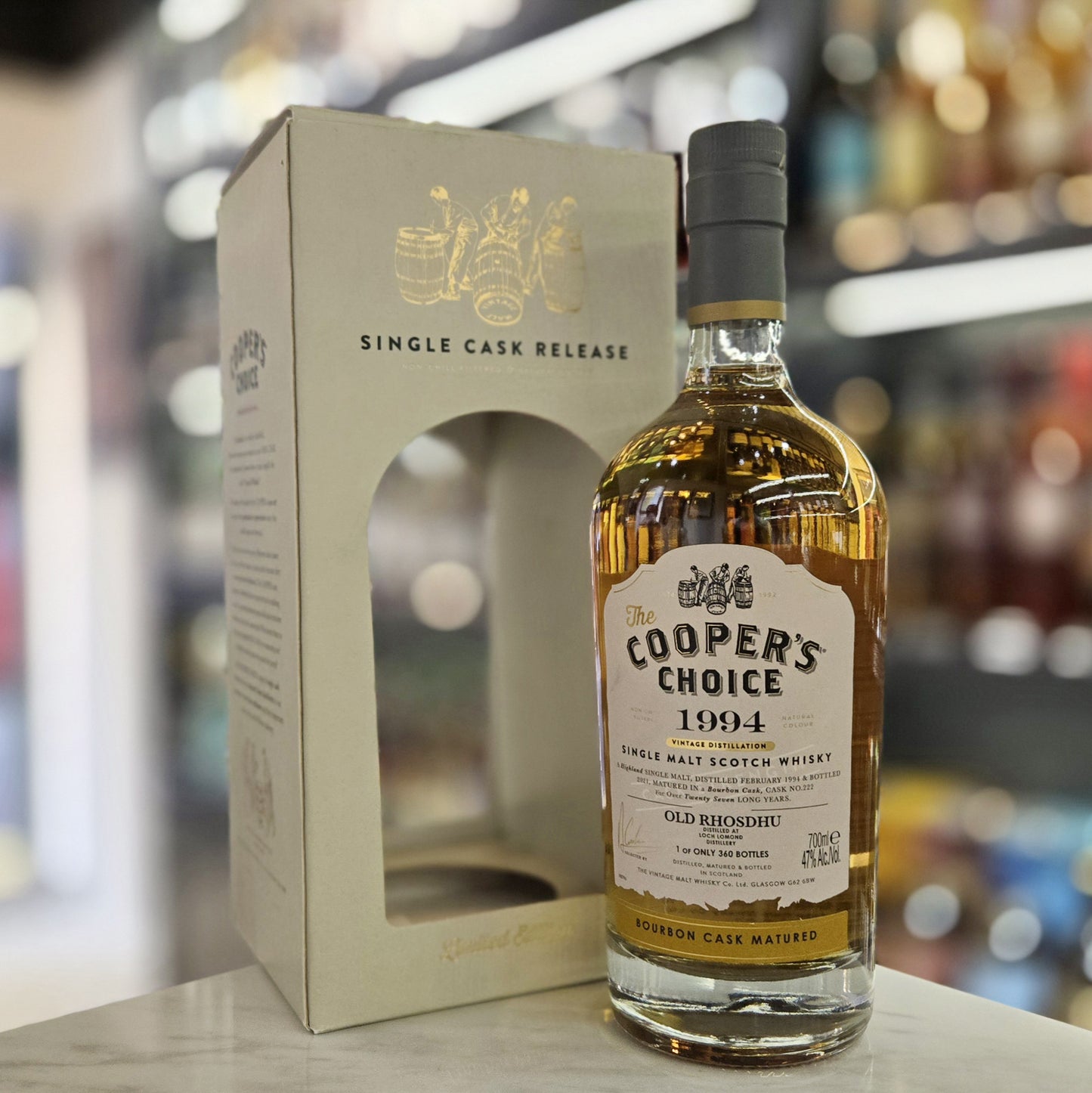 Cooper‘s Choice Old Rhosdhu 27 Year Old 1994-2021 Single Malt Scotch Whisky