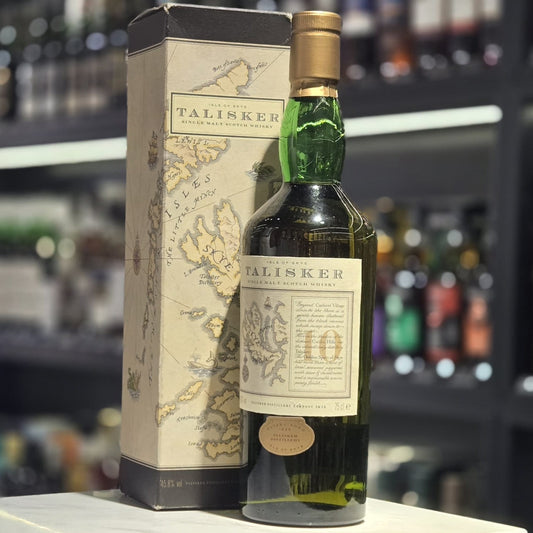 Talisker 10 Year Old (80's Bottled) Single Malt Scotch Whisky ( Green Bottle)