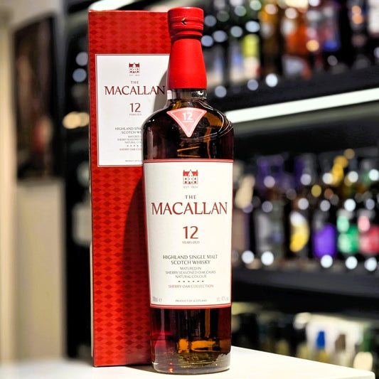 Macallan 12 Year Old Sherry Oak Single Malt Scotch Whisky