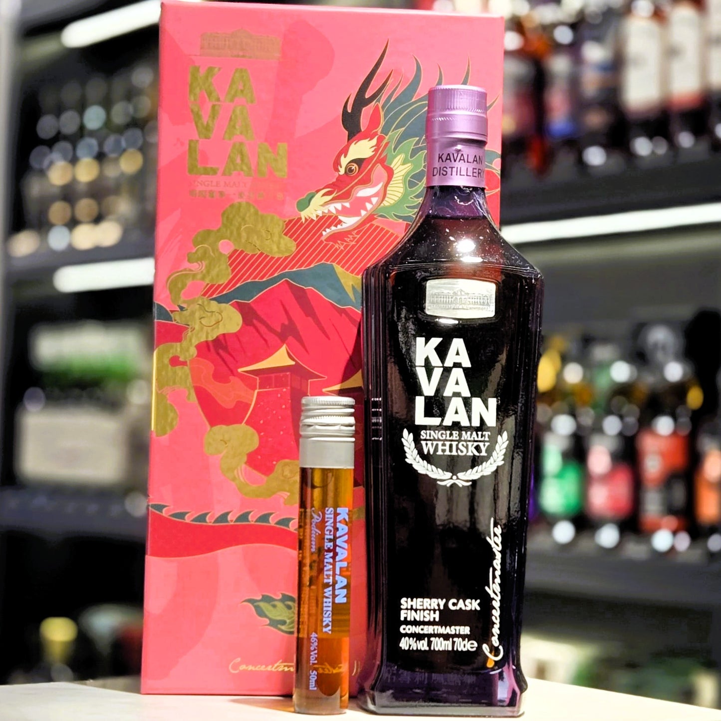 Kavalan Sherry Cask Finish Single Malt Whisky (Gift-Box Set)