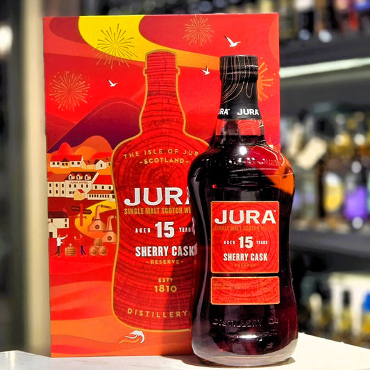 Jura 15 Years Sherry Cask Reserve Single Malt Whisky (Gift Box Set)