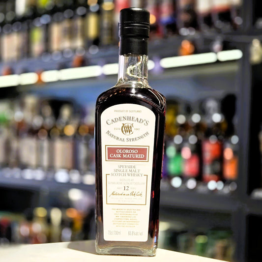 Cadenhead's Natural Strength Series Glenallachie 12 Year Old (2012-2025) Oloroso Cask Matured Single Malt Scotch Whisky