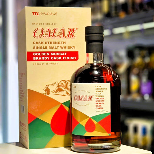 Omar Gold Muscat Brandy Cask Finish Single Malt Whisky