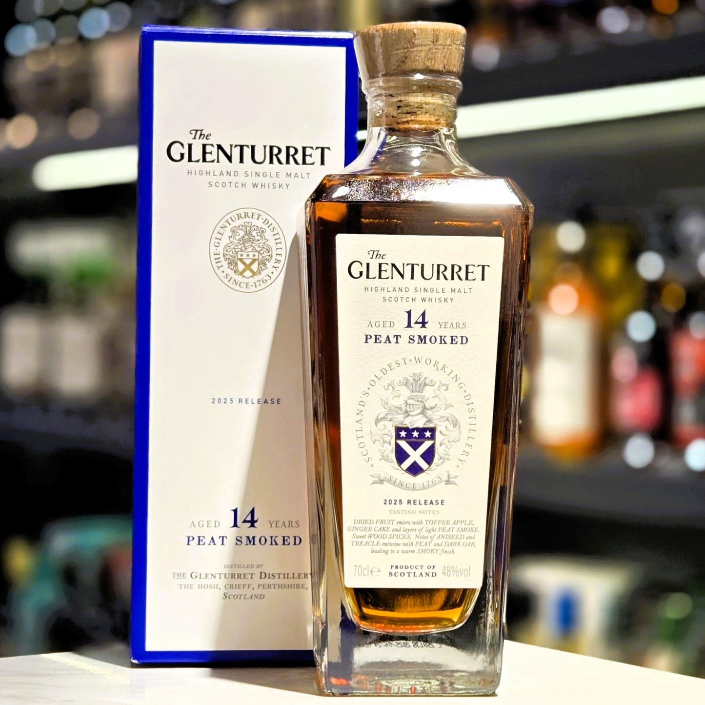 Glenturret 14 Year Old Peat Smoked (2025 Release) Single Malt Scotch Whisky