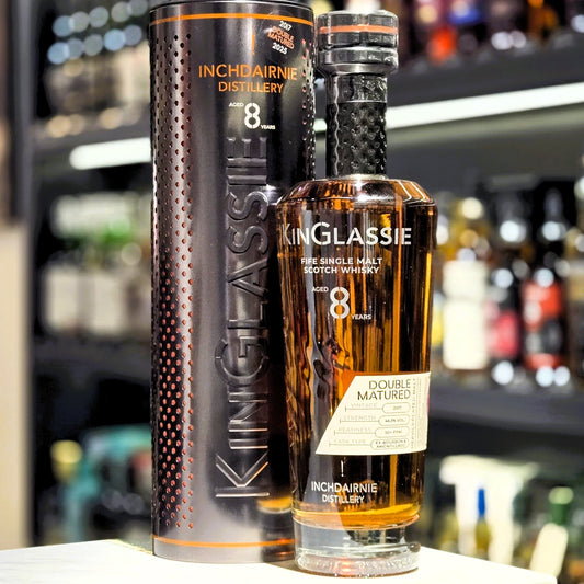 Inchdairnie Kinglassie Double Matured 8 Year Old Fife Single Malt Scotch Whisky
